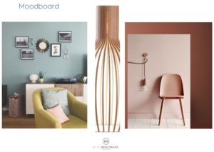 Moodboard van Buro Binnenkans trendkleuren 2019